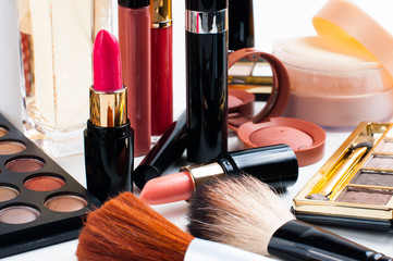 Makeup and cosmetics set