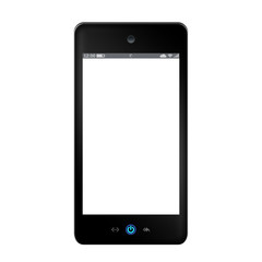 Smartphone in schwarz