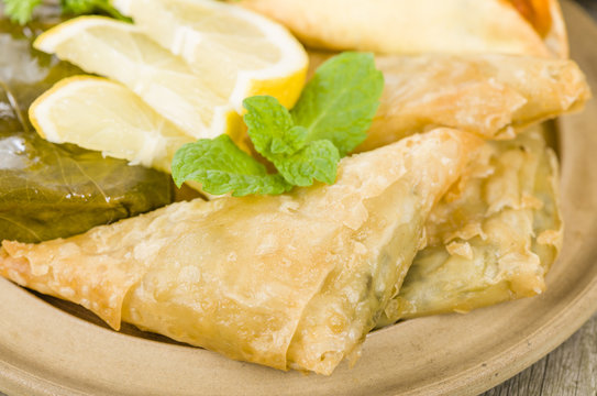 Arab Snacks - Sarma, Borek And Fatayer.