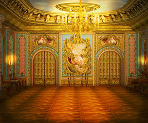 Gold Castle Room