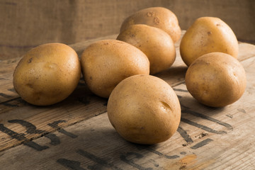 Fototapeta premium whole potatoes