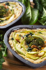 Vegetable quiche