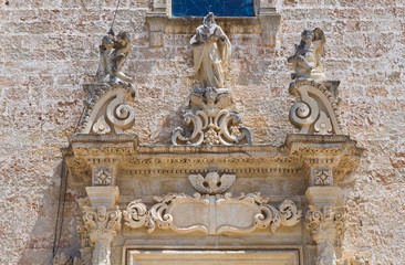 Church of St. Leucio. Felline. Puglia. Italy.