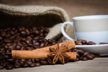 gewürze vor kaffee