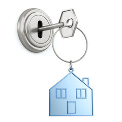 Key in the keyhole - House concept © Dreaming Andy