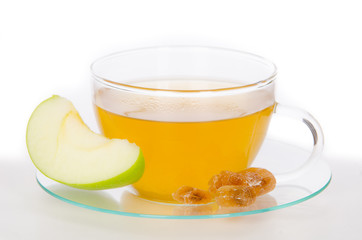 tee mit apfelstück