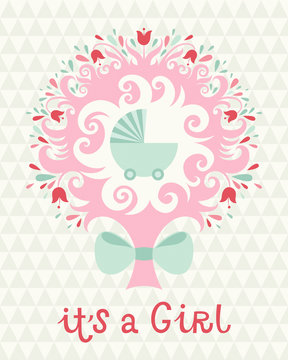 Birthday card for girl