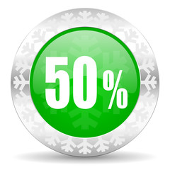 50 percent icon