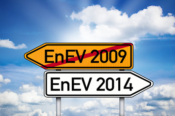 Wegweiser mit EnEV 2009 und EnEV 2014