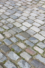 An old retro cobbled street