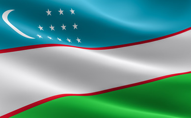 Uzbek flag