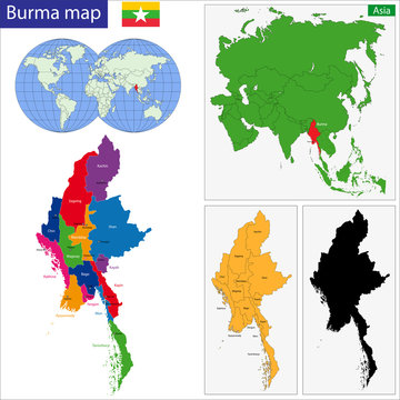 Burma map