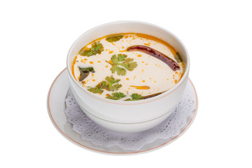 Thai famous soup Thom Yam