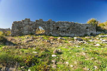 Fototapeta na wymiar Ruins in Side