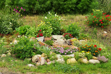 country stone garden