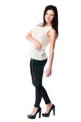 Fototapeta premium portrait of a young and beautiful woman