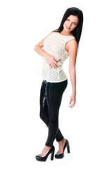 portrait of a young and beautiful woman