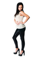 Fototapeta premium portrait of a young and beautiful woman