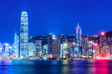 Obraz na płótnie Canvas Hong Kong skyline