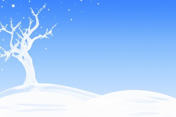 Background, illustration Winter