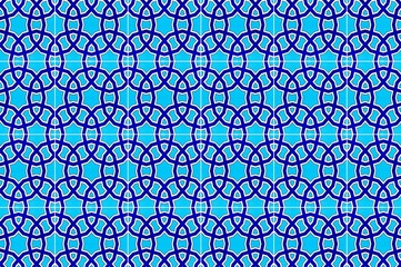 Tiles of blue mosque in istanbul-Ottoman handmade art