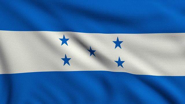 Flag of Honduras looping