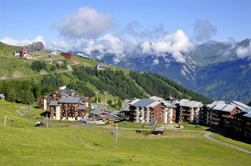 La Plagne in french Alps