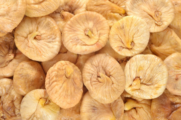 Dried figs background