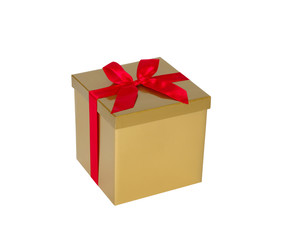 Gold gift box