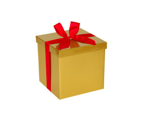 Gold gift box
