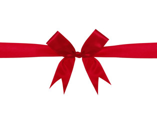 red satin ribbon