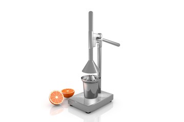 Obst Presse und Orangen