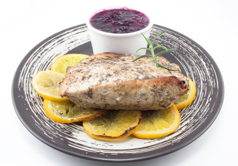 turkey with cranberry