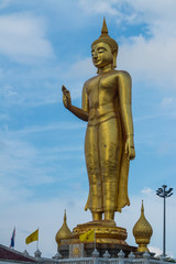 Fototapeta na wymiar Golden Buddha at HatYai,Songkhla,Thailand