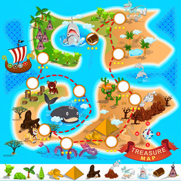 Pirate Treasure Map