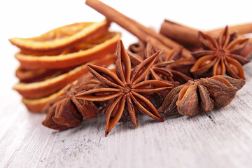 cinnamon and star anise
