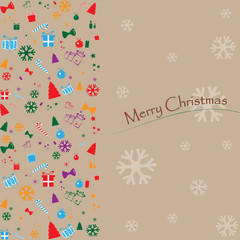 Fototapeta premium Merry Christmas background 