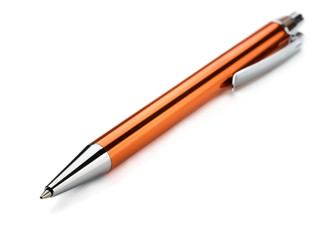 Metal orange pen