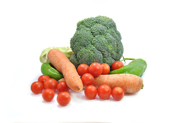 various types of vegetables