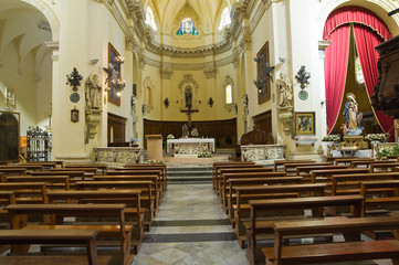 Fototapeta premium Mother Church. Alessano. Puglia. Italy.
