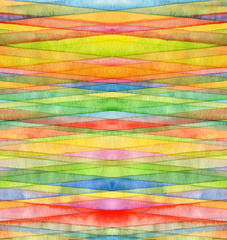 Abstract strip watercolor painted background