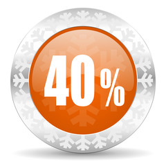 40 percent icon