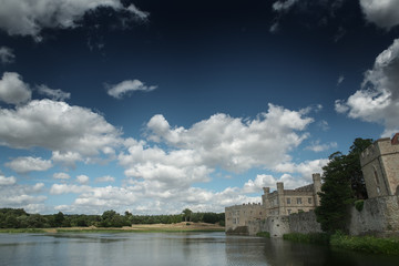 Fototapeta na wymiar View of Leeds Castle, Kent, England