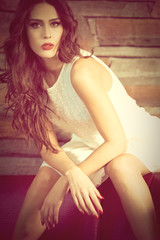 Fototapeta premium urban fashion girl