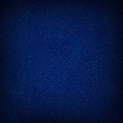 Blue Abstract Christmas Winter Background with Falling Snow