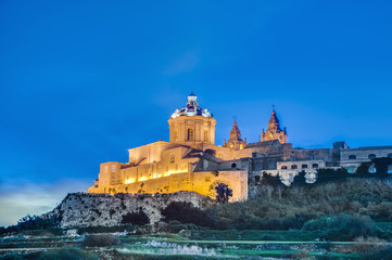 Saint Paul's Cathedral in Mdina, Malta