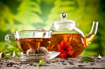 Blooming tea