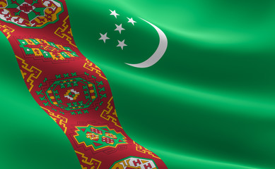 Turkmen flag