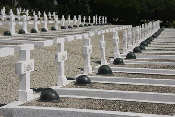 Outdoor-Kissen British Military cemetery in La Marsa, Tunisia © knovakov