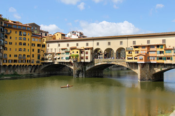 Fototapeta na wymiar Ponte Vecchio à Florence, Italie.